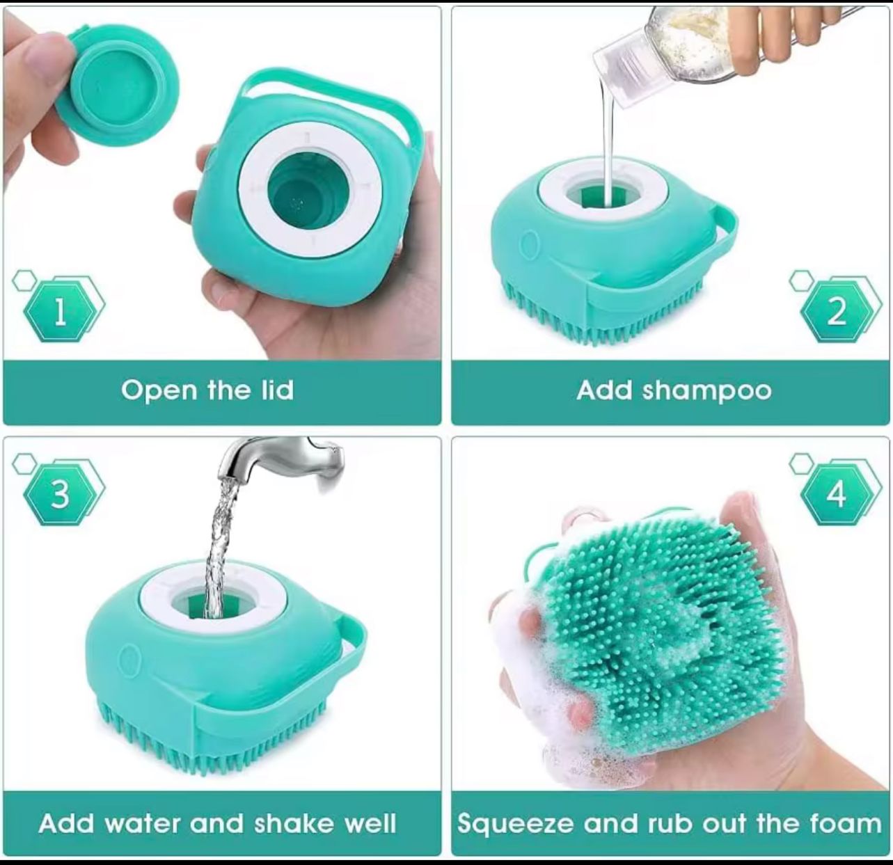 Pet Bath Brush